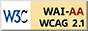 遵守2A級無障礙圖示，萬維網聯盟（W3C）- 無障
礙網頁倡議（WAI）